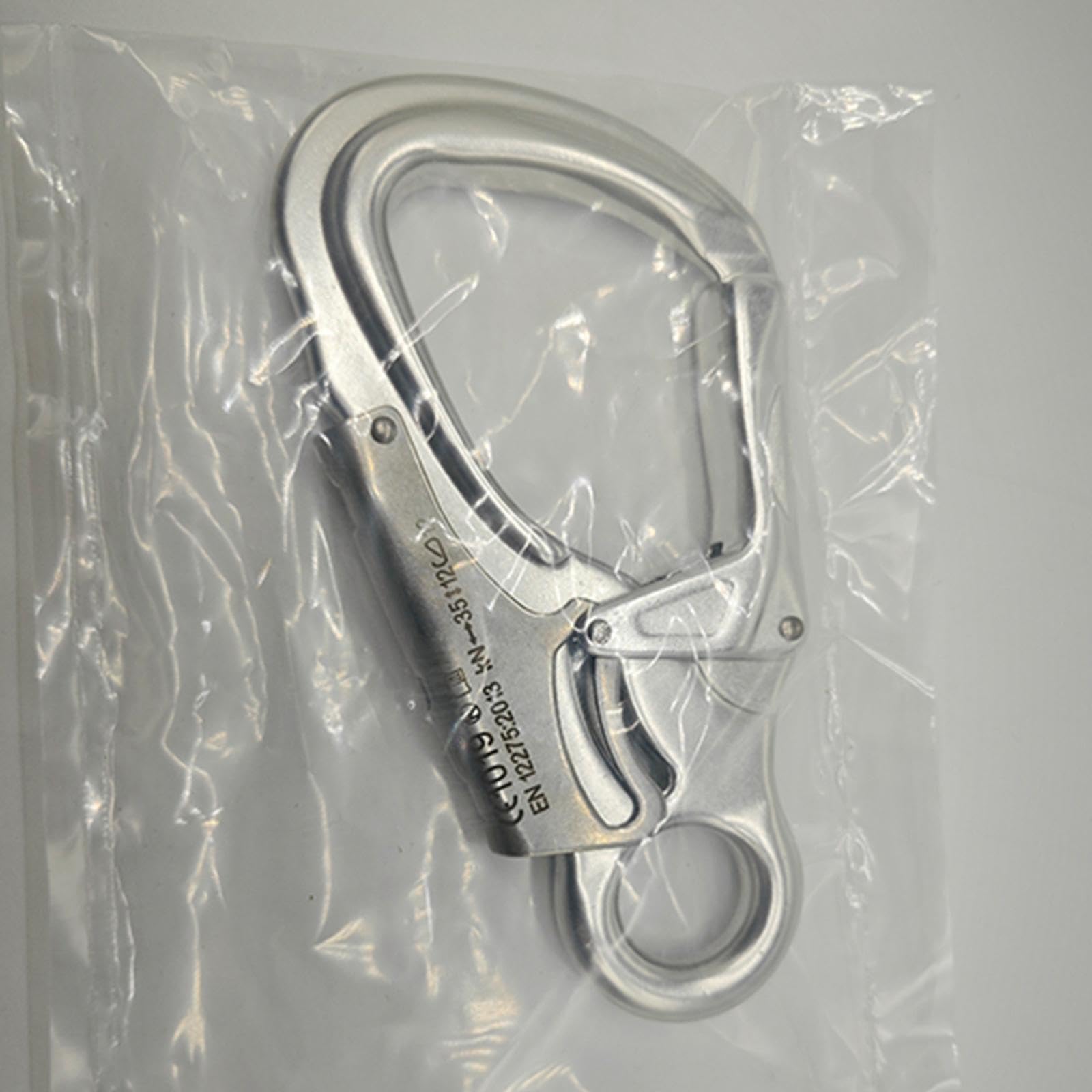 Sharplace Karabinerhaken mit Doppelverriegelung zur sicheren Befestigung von Zubehör, selbstverriegelnder Karabiner zum Klettern, Camping, Outdoor-Schaukel, Schwarz