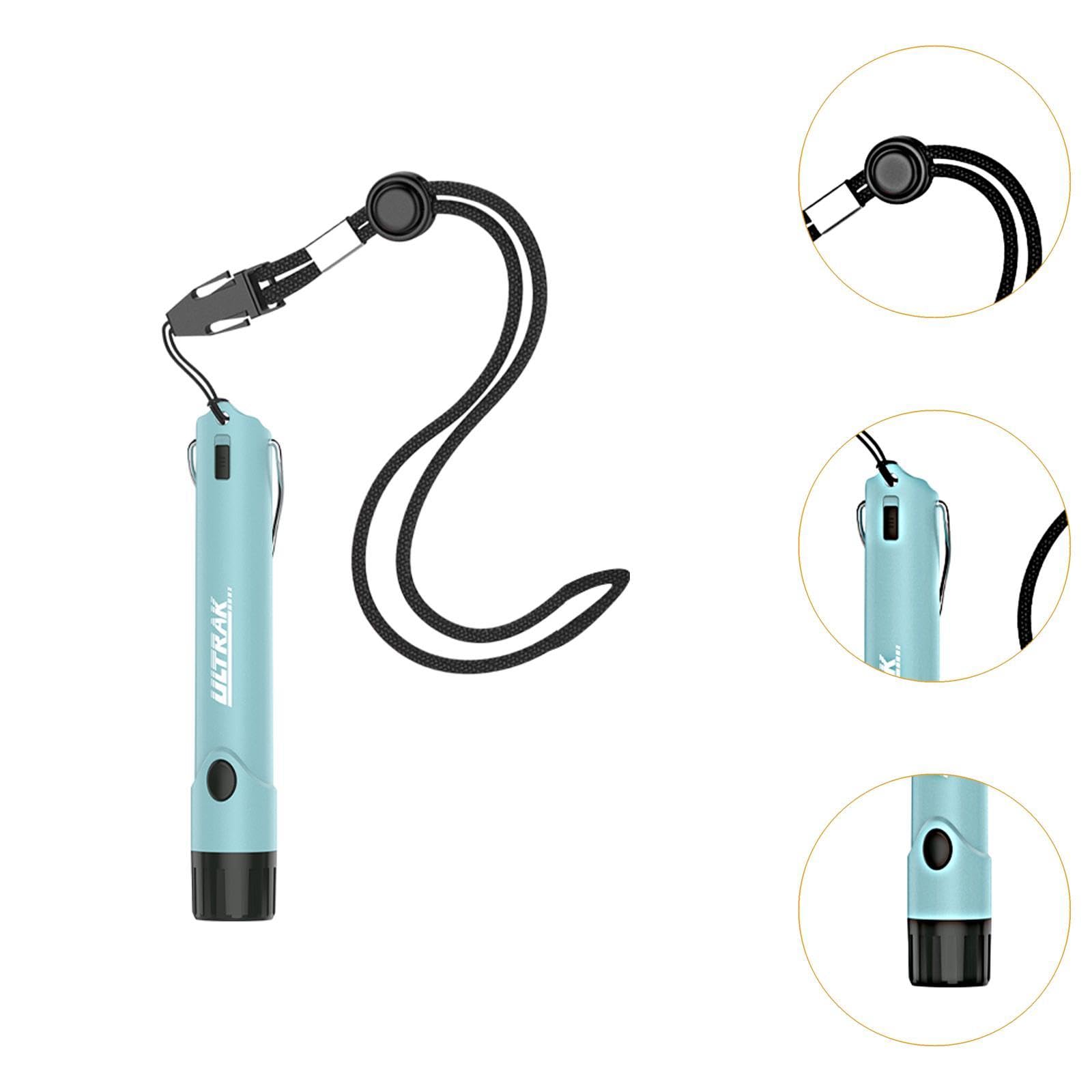 Silbato Electrónico Portátil con Botón LED, Cordón Práctico, Plástico PP, Adecuado para Entrenamiento Deportivo Y...