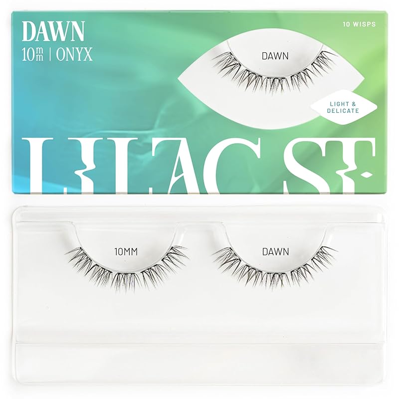 Lilac St Cílios Postiços em Tufo Dawn para Aplicação Individual, 10 mm