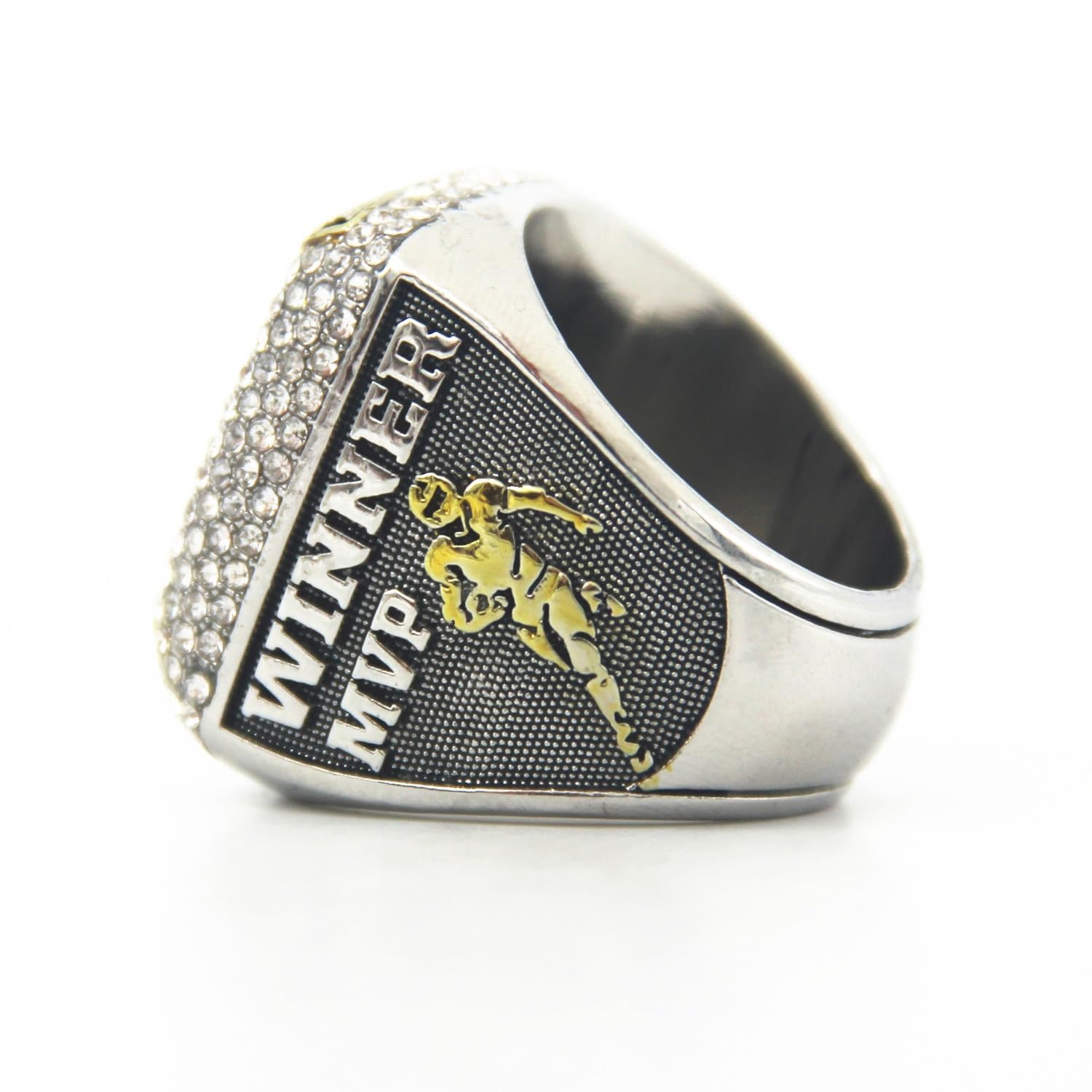 2020 Fantasy Football Ring Meisterschaftsring Meisterschaftstrophäe Geschenkbox Ring Displaybox(9)