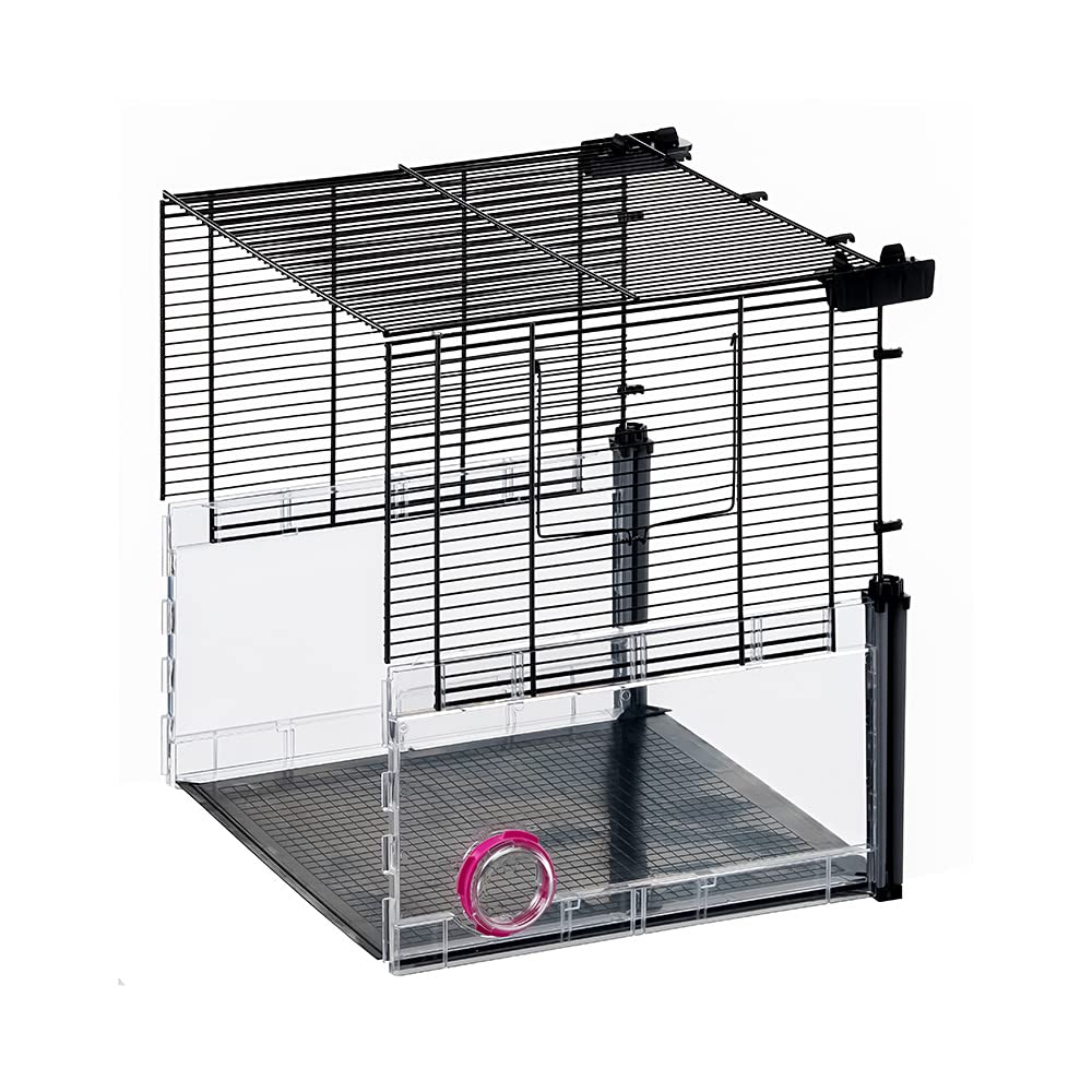 Ferplast Hamster Cage Extension, Mouse Cage Extension, MULTIPLA HAMSTER, Base, in Metal and Recycled Plastic, Modular