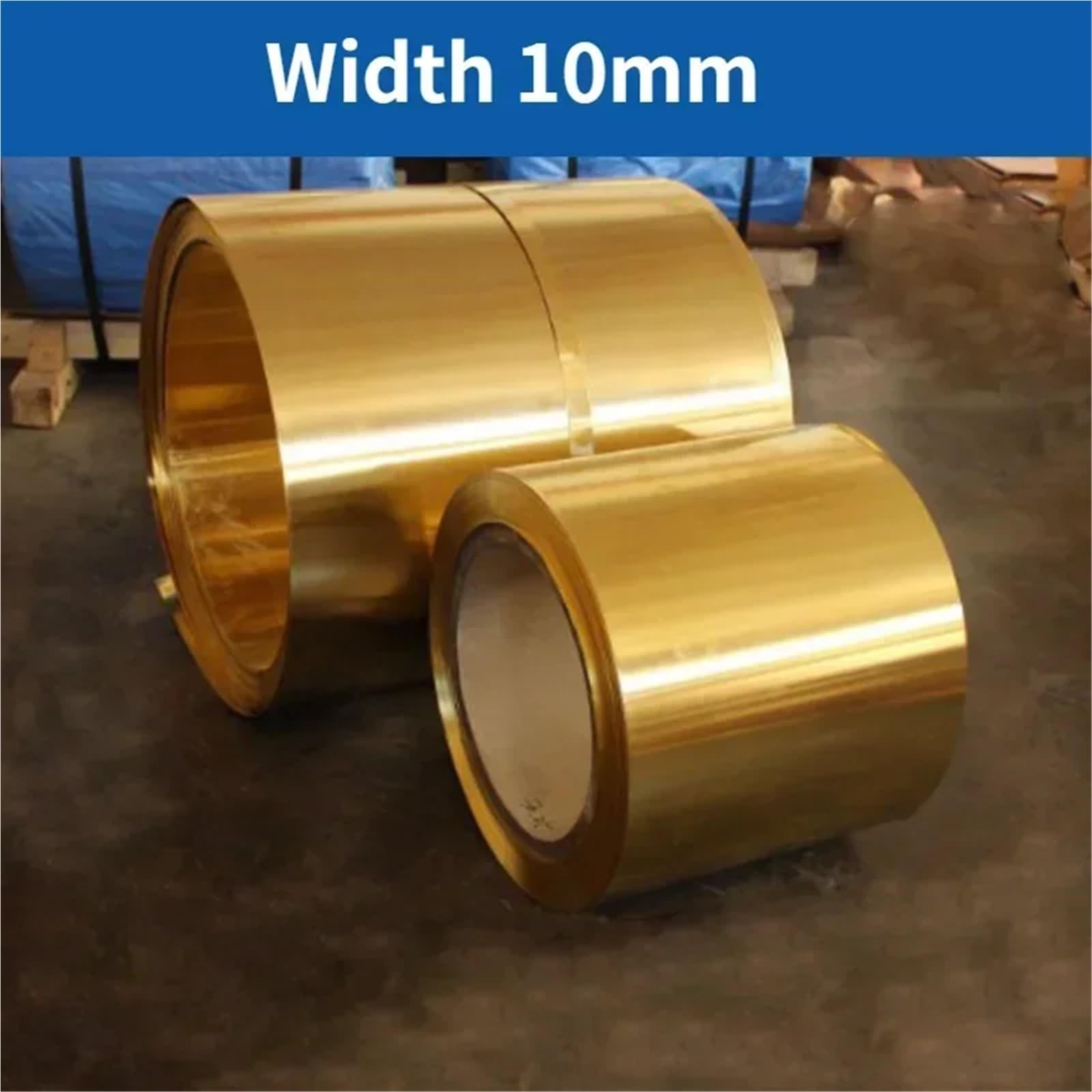 Cienka taśma z mosiądzu Rolka z blachy mosiężnej 0,05-0,5 x 10 1000 mm H62 Tworzenie biżuterii DIY(0.5x120x3345 mm)
