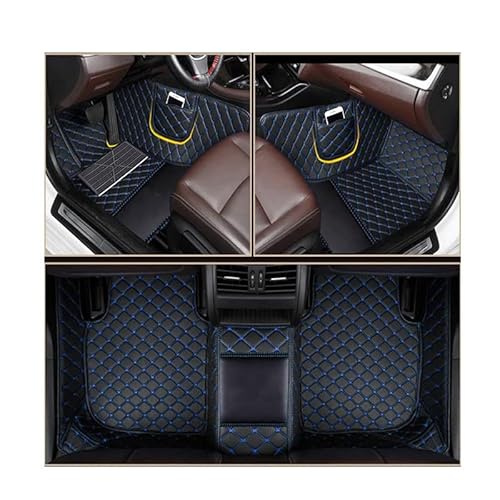 Car Floor Mats Full Set for VW 2000-2025 with Logo or Picture - Beetle CC Golf Passat Polo Tiguan T-ROC ID.3 ID.4 Jetta -Full Coverage,with Storage Bag - All-Weather, Custom Fit