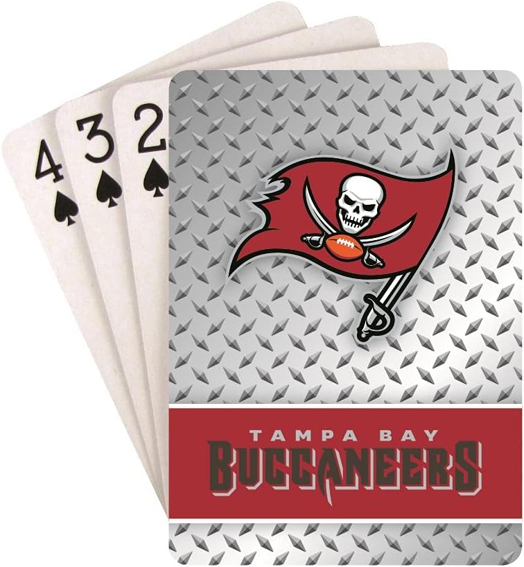 Pro Specialties Group NFL Tampa Bay Buccaneers Diamond Plate Playing Cards