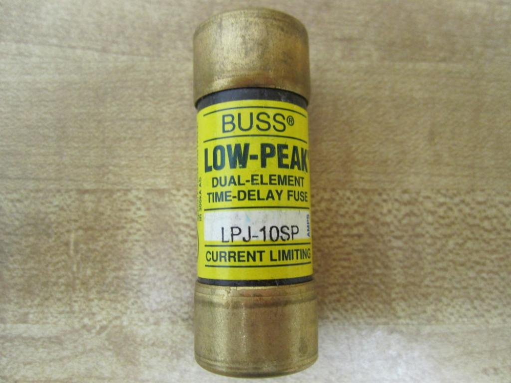 COOPER BUSSMANN LPJ10SP FUSE, 10A, 600V, TIME DELAY Electrical