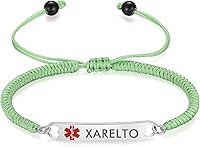Vista 171 de mnmoom Pulseras de alerta médica para mujer, pulseras de identificación médica de corazón de acero inoxidable con grabado gratuito