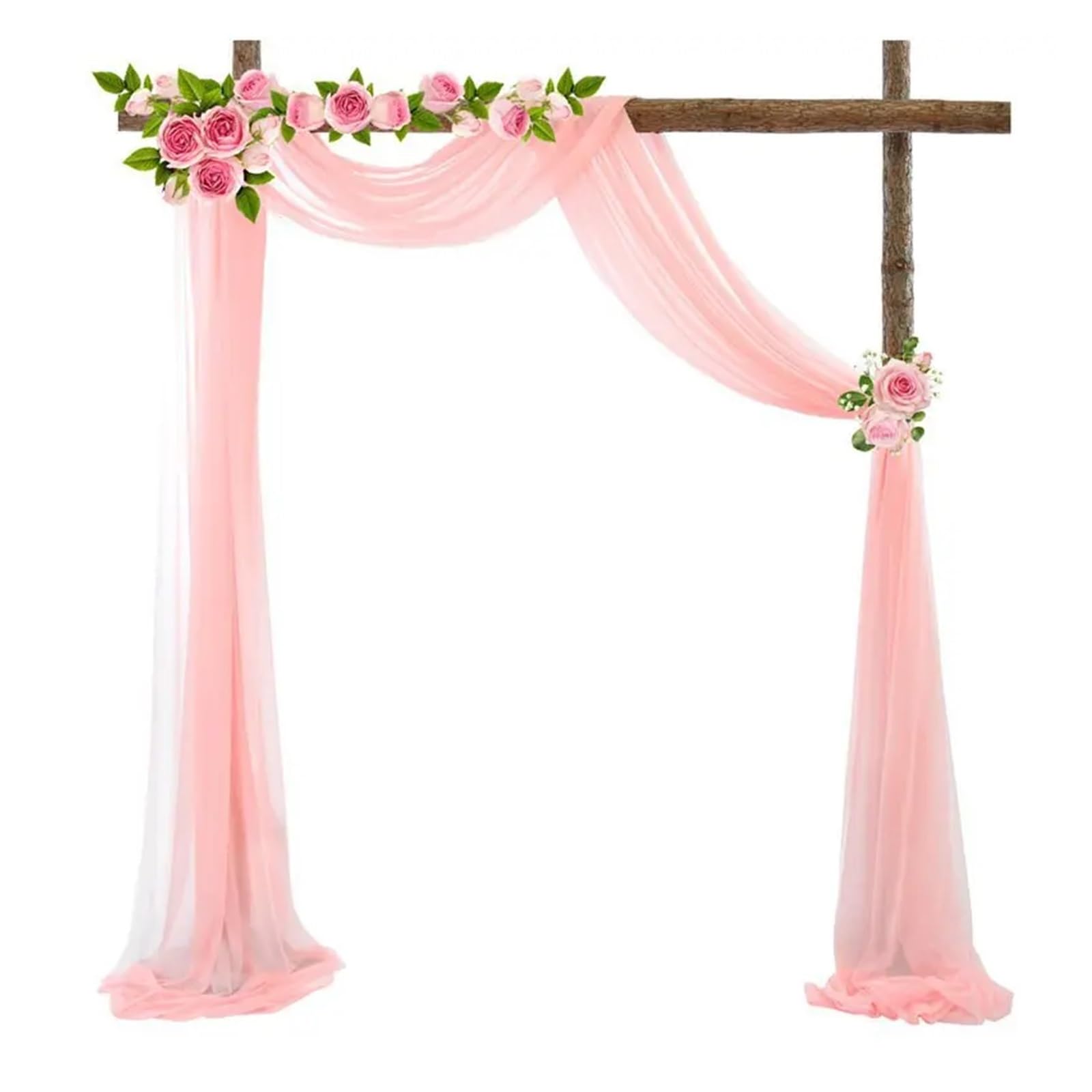 Cortinas de tela para fiesta elegantes y decoraciones de recepcion nupcial sofisticadas