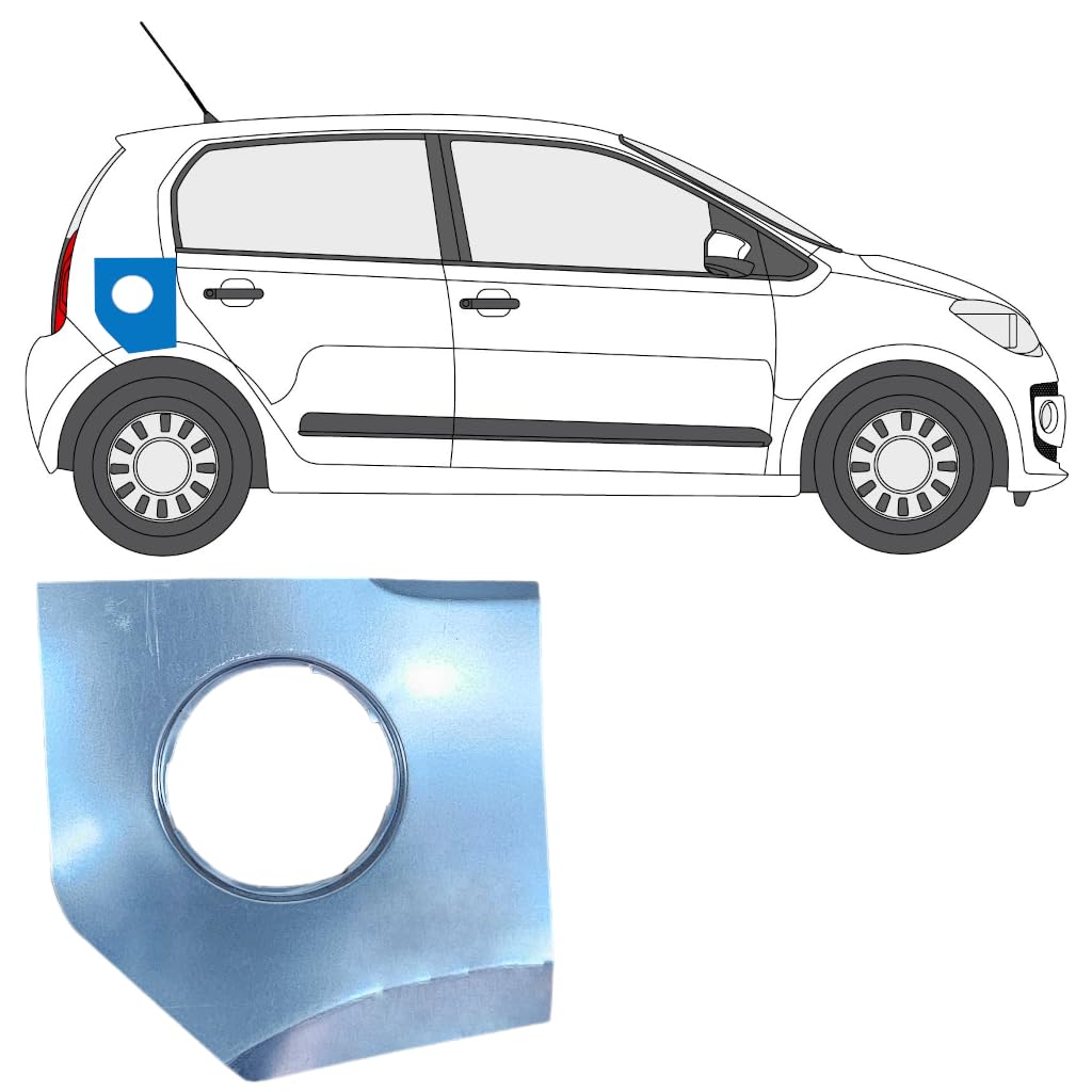 Reparaturblech Tanköffnung für Volkswagen UP! 2011- / Rechts