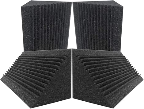 4 pieces PURPLE Mini Bass Trap Studio Sound Insulation Foam Tiles 4.7" X 4.7" X 9.4" AP1133