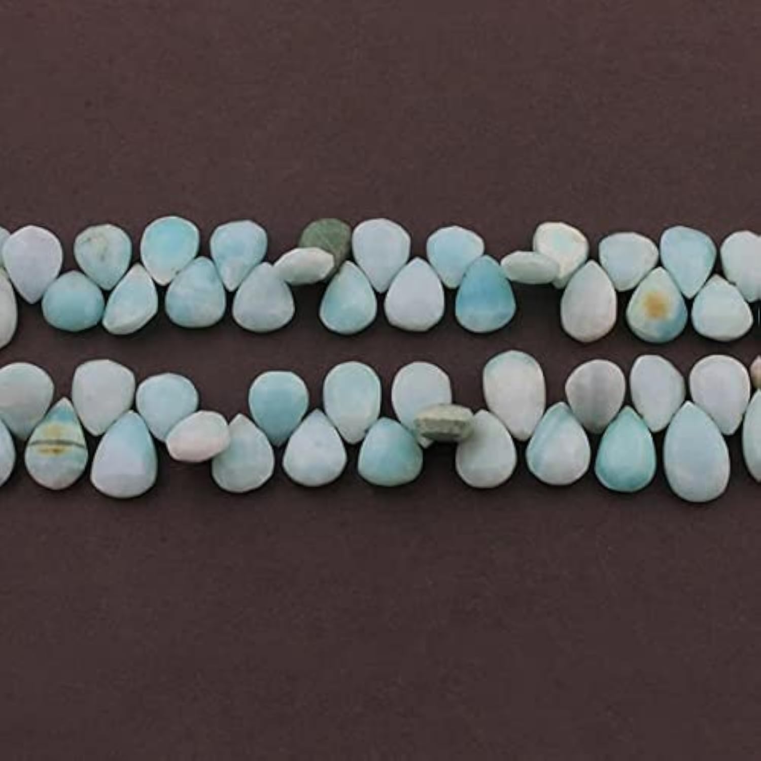 Opale du Pérou briolettes facettées en forme de goutte pour création de bijoux DIY