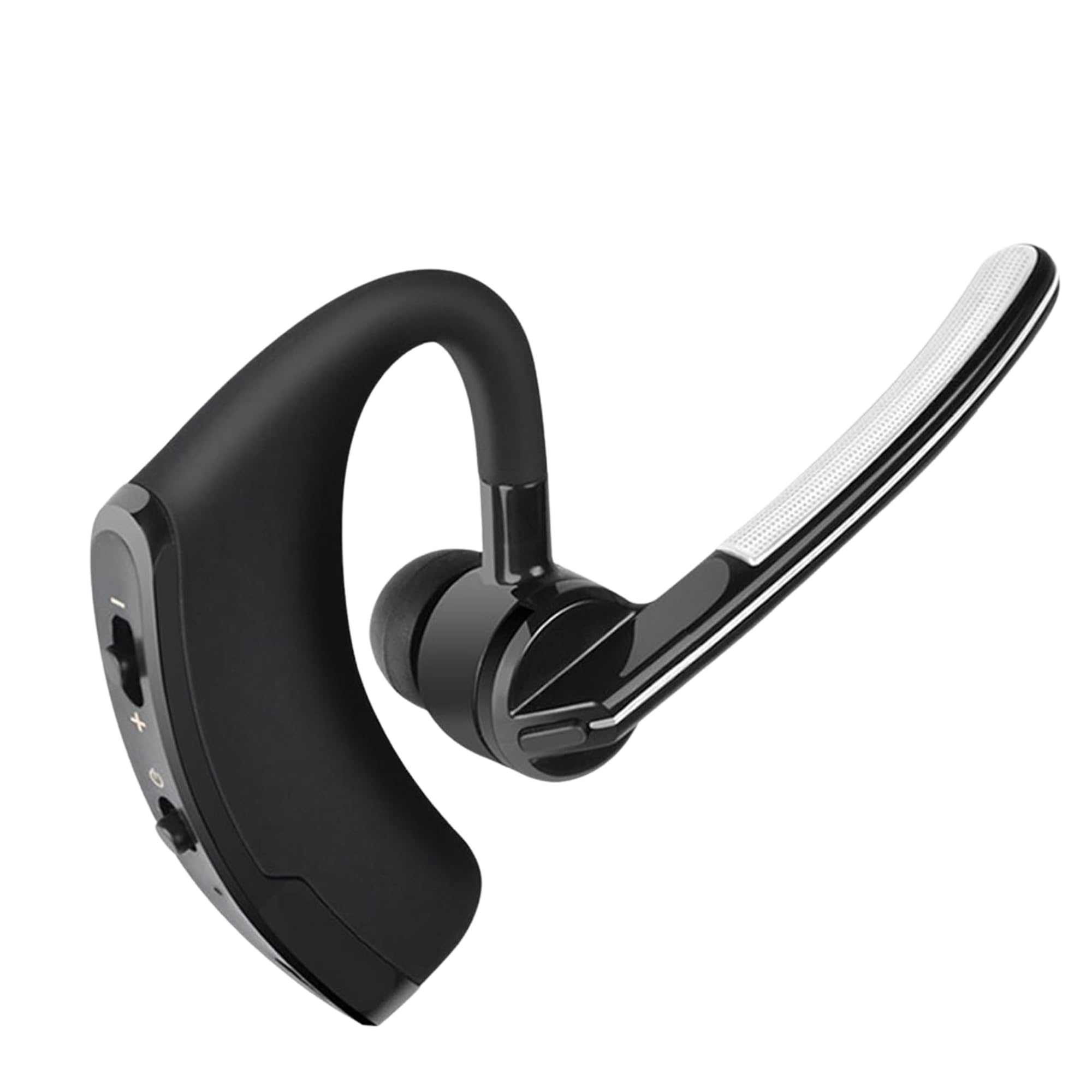 Drumstone (1+1-𝐘𝐄𝐀𝐑 (Extended) 𝐖𝐀𝐑𝐑𝐀𝐍𝐓𝐘 Wireless Bluetooth V5.1 Earpiece | Noise Cancelling & Hands-Free | Built-in Mic for Music, Business & Office | Compatibility with All Smartphones