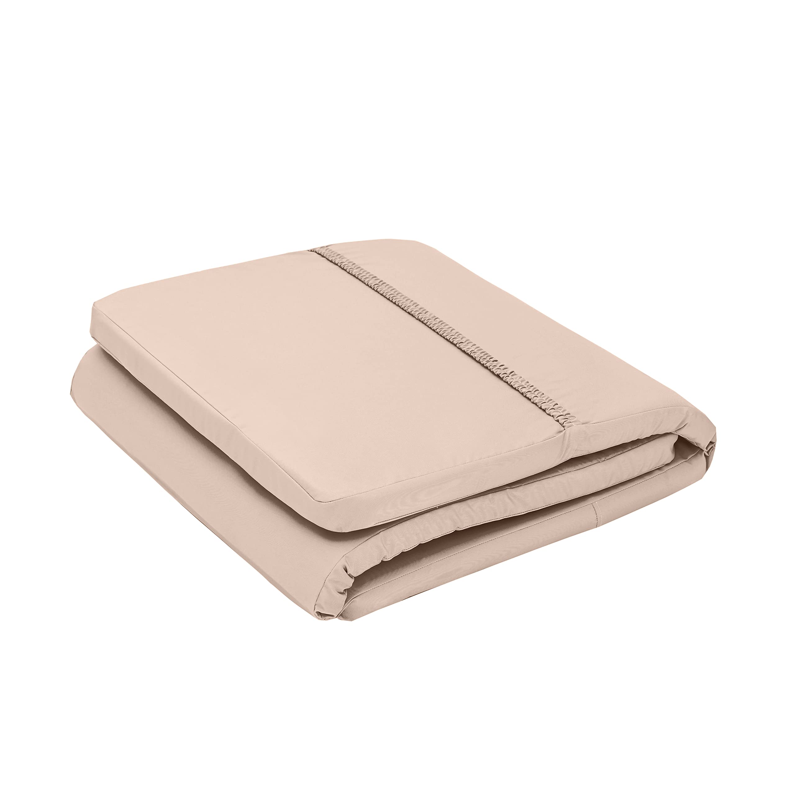 Gardenista Cojín de reemplazo para Tumbona de jardín para Allibert Keter Daytona | Cojín para Tumbona de ratán reclinable Muebles de Patio | Resistente al Agua y Ligero | Relleno con Fibra (Roca)