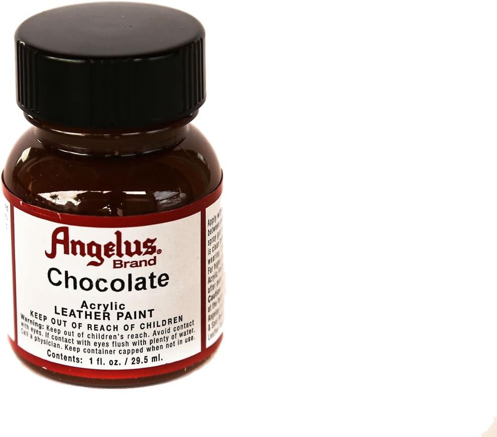 Angelus Dark Brown Acrylic Leather Paint 1oz