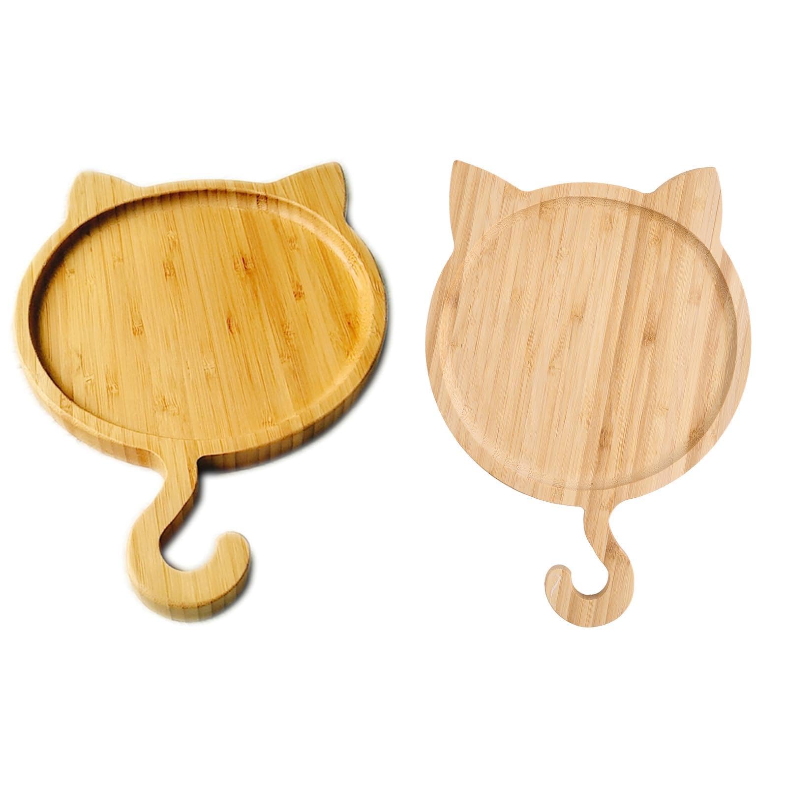 Kalttoy Fruits Plates Wooden Salad Plates Dessert Platter Appetizers Serving Tray Fruit Platters Wooden Tray Fruit Plate Stand