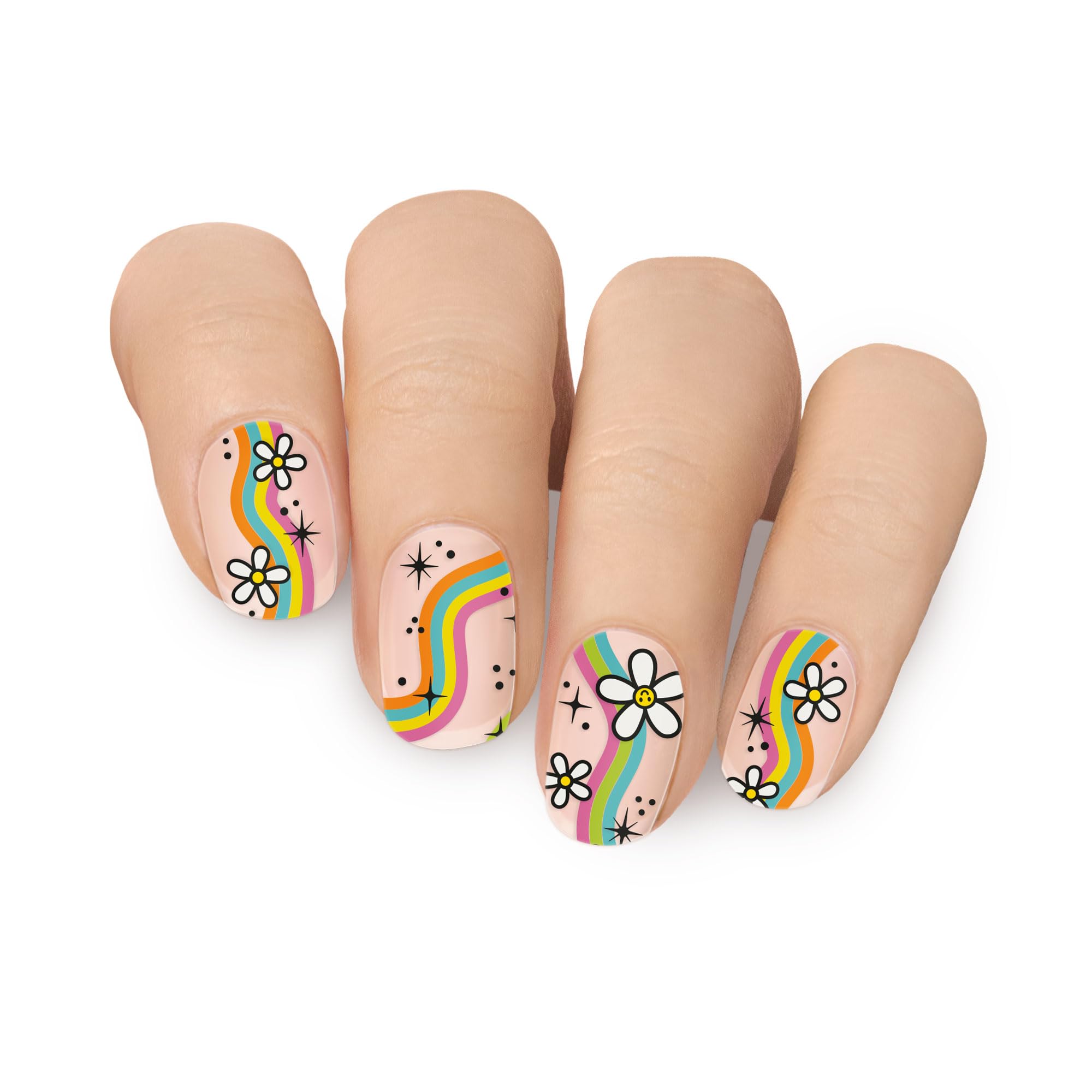 MOYOU LONDON Semi Cured Gel Nail Strips, 20 Pcs. Waterproof Gel Nail Wraps, Cures in Sunlight or UV/LED Lamp - Image 2