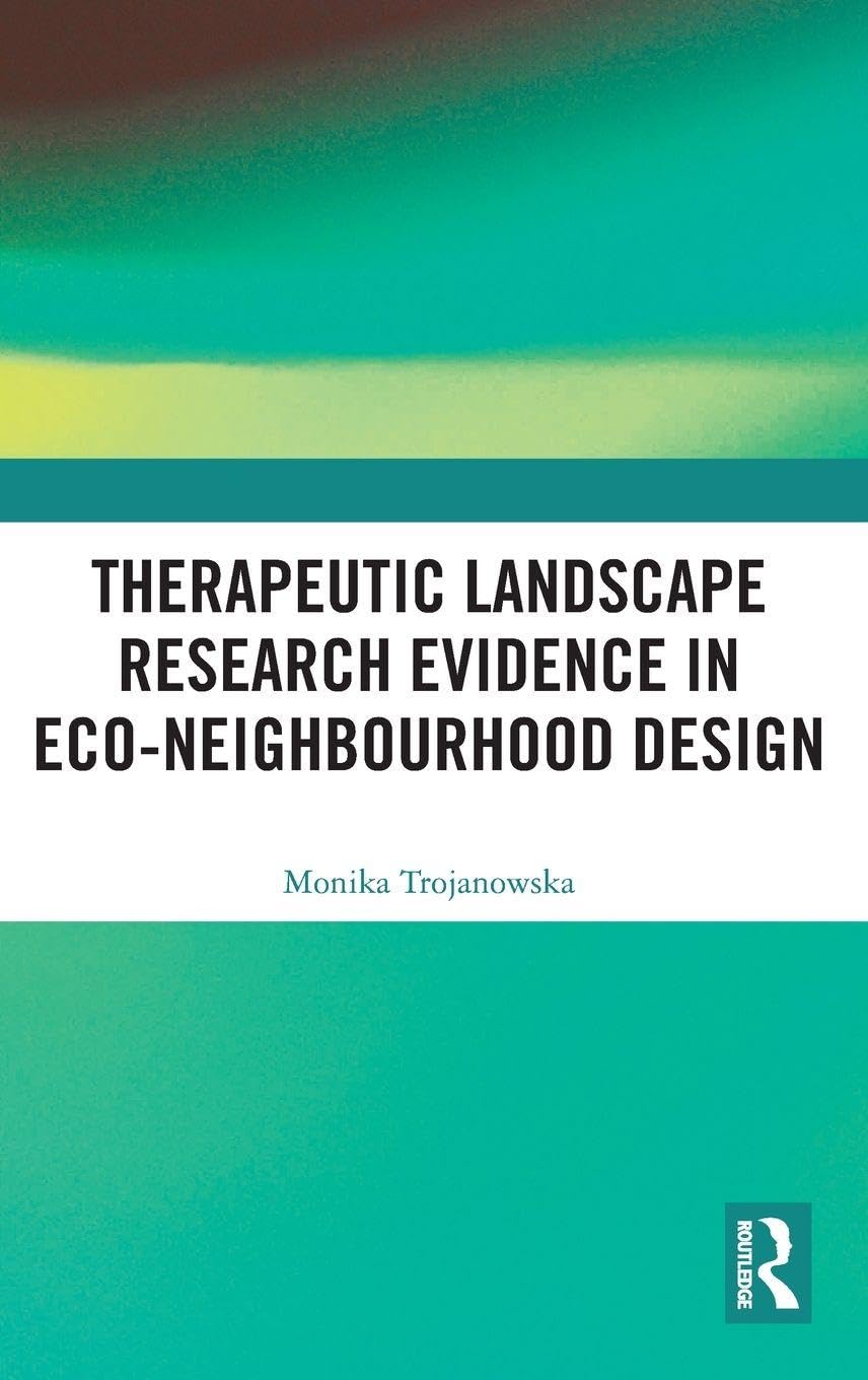 Paysage thérapeutique dans l'éco-quartier livre recherche design