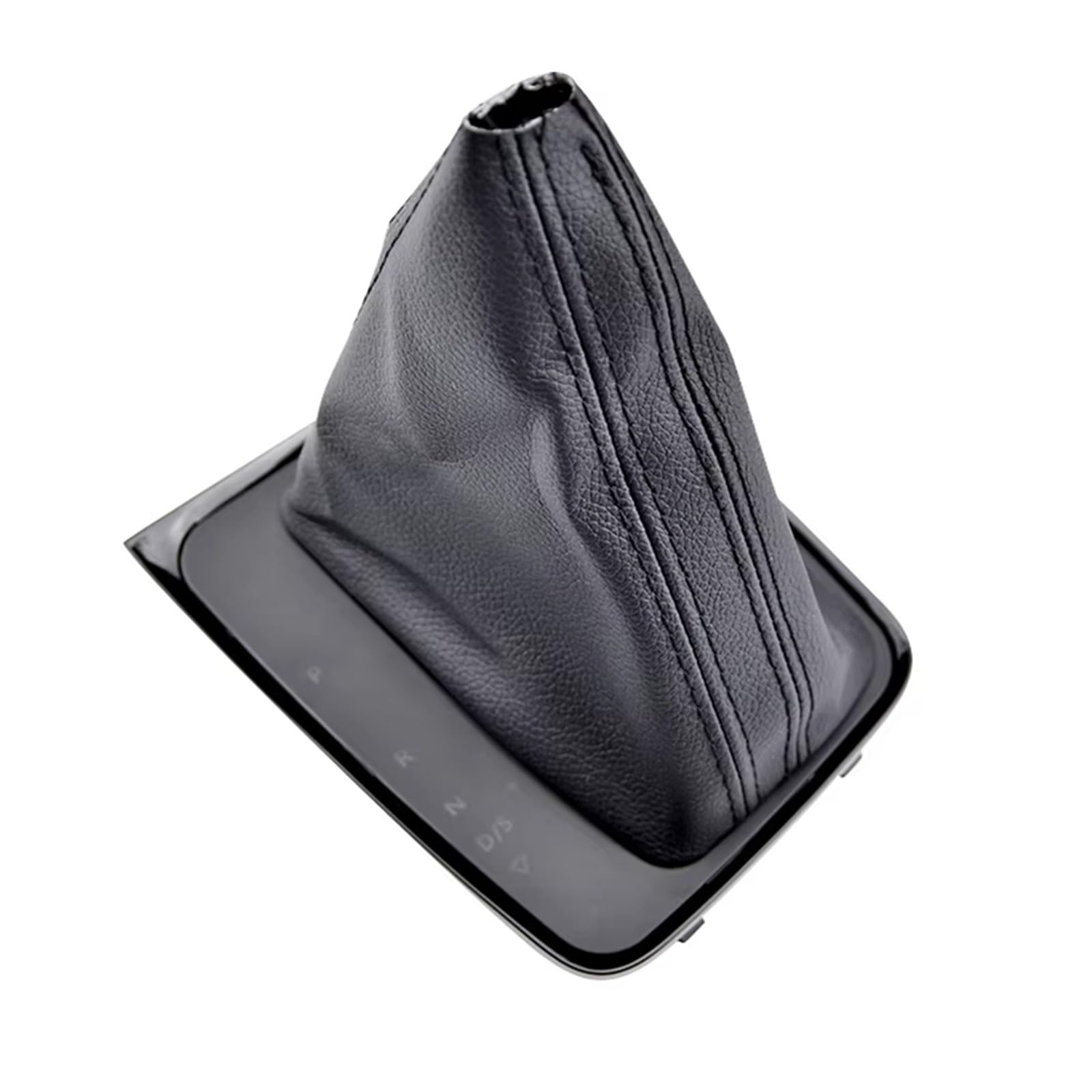 Efddtbhe One Color Compatible With Vw For Golf 7 7.5 Mk7 Mk7.5 Left Hand Drive Car Styling Shift Gear Knob Frame Bracket Boot 5Gg713203a Shifter Handle(Black Border Line)