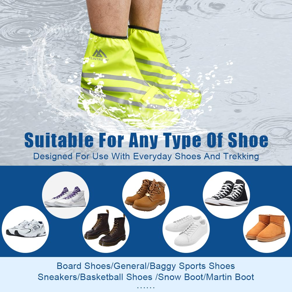 Flintronicwaterproof Shoe Covers Non Slip Reusable Cycling Shoe