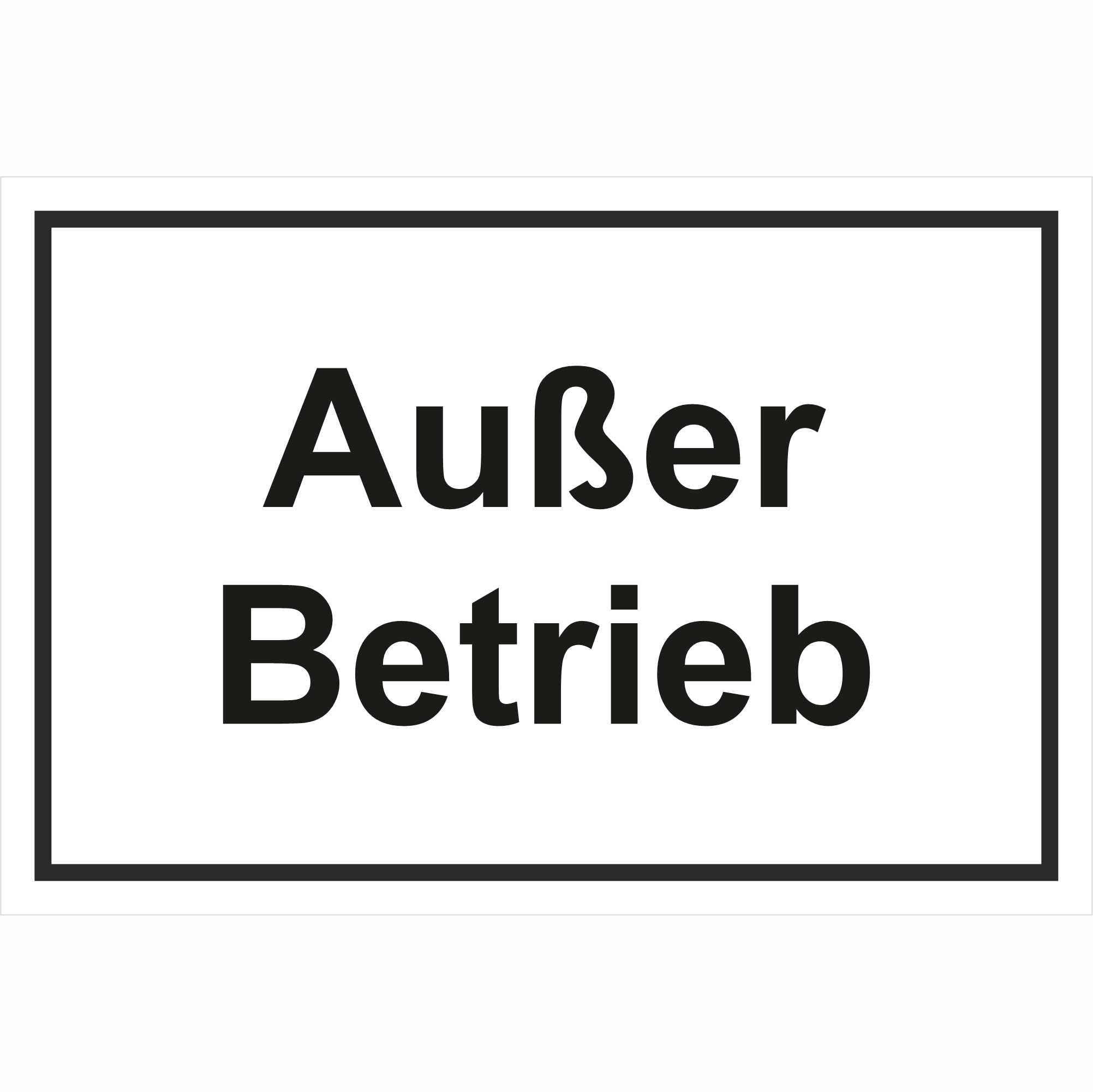 Indigos UG Schild 'Maschinenbedienung Nur Von Personen über 18' – 10 Cm Aluverbundplatte 3mm