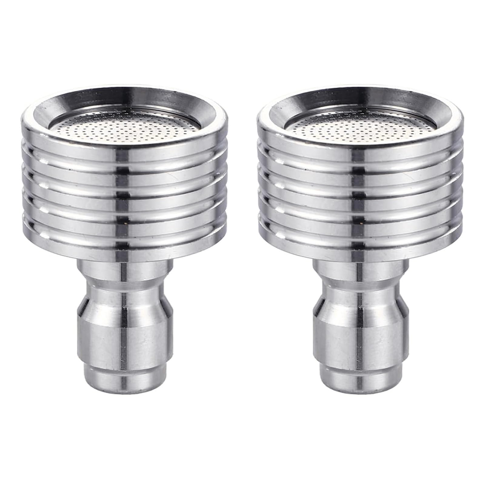 ordinarYone 2Pcs Pressure Washer Nozzle Tips with 1/4inch Quick Connection Metal Power Washer Nozzles Accessories for Car