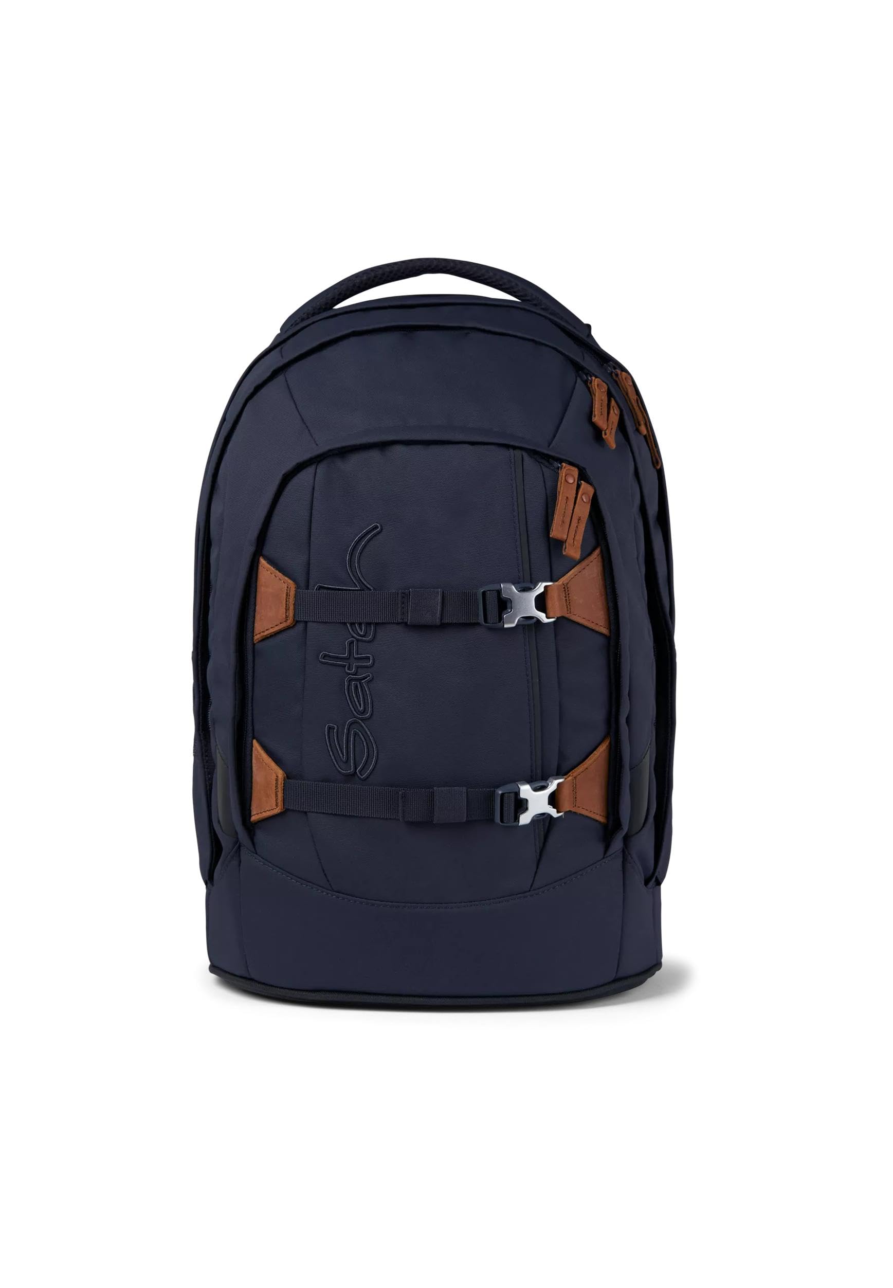 satch pack Schulrucksack Schulrucksack ab 5. Klasse ergonomisch 30L Stauraum standfest Organisationstalent Nordic Blue - Blau
