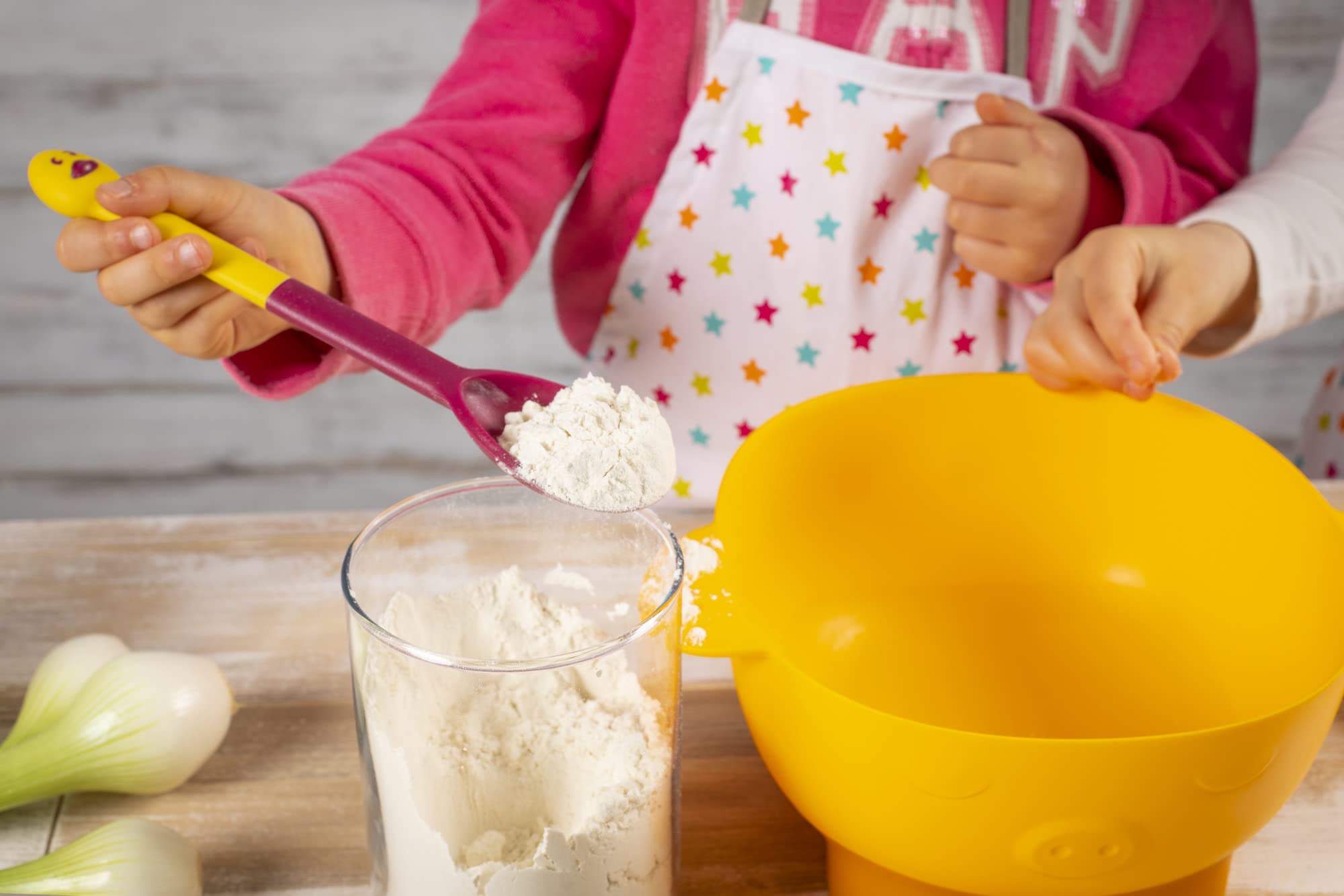 KUHN RIKON Kinderkitchen Kit de mélange 3 pièces Jaune Rouge Bleu