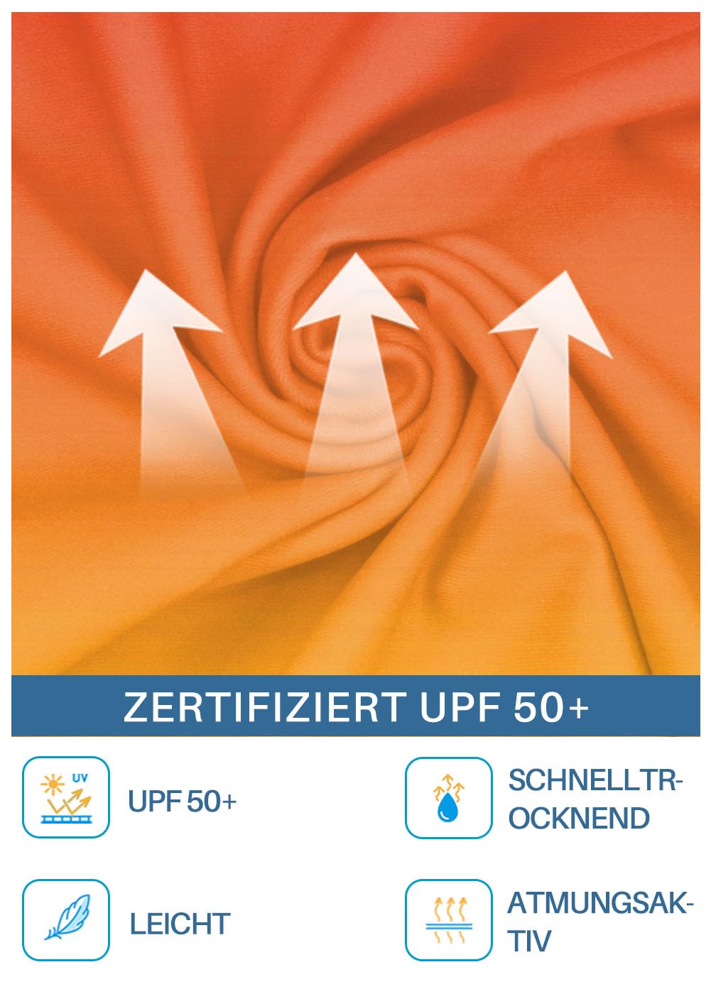 BesserBay Koszulka chłopięca UV z długim rękawem z kapturem UPF50+ Rashguard dzieci 120-160