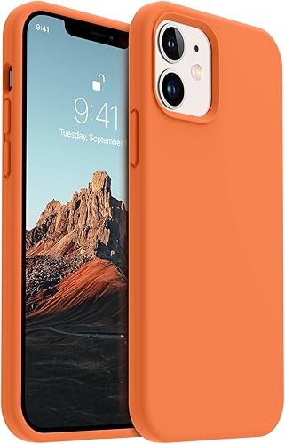 AOTESIER Funda compatible con iPhone 12 y iPhone 12 Pro de 6.1 pulgadas, sedoso al tacto, goma de silicona líquida suave de alta calidad,