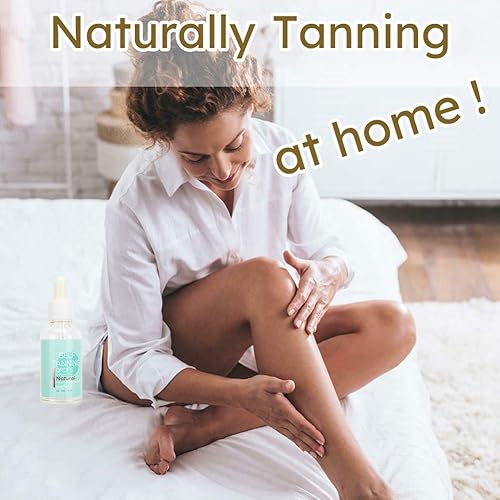 Miniatura 5 de Aerosol autobronceador, gotas concentradas para el cuerpo y la cara, para viajes y playa, 1.0 fl oz de bronceado corporal concentrado Dha gotas de