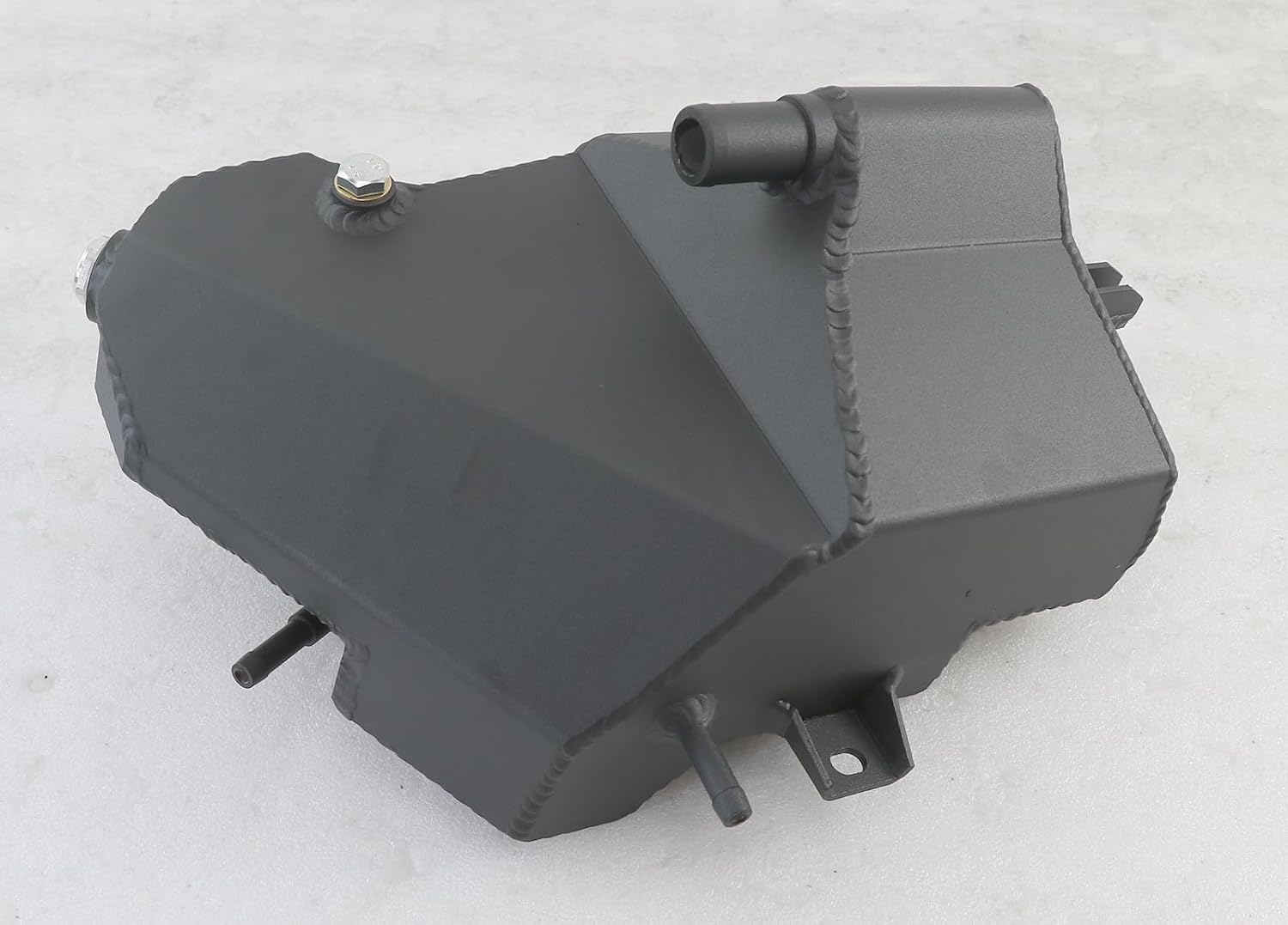Aluminum Coolant Reservoir for Ford F250 F350 F450 F550 Super Duty & Excursion 2003-2007 (Black)