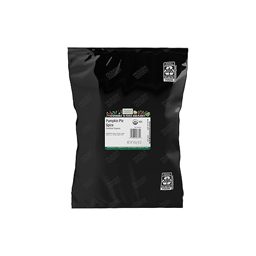 Frontier Organic Pumpkin Pie Spice, 16-Ounce, Organic Nutmeg, Cloves, Ginger