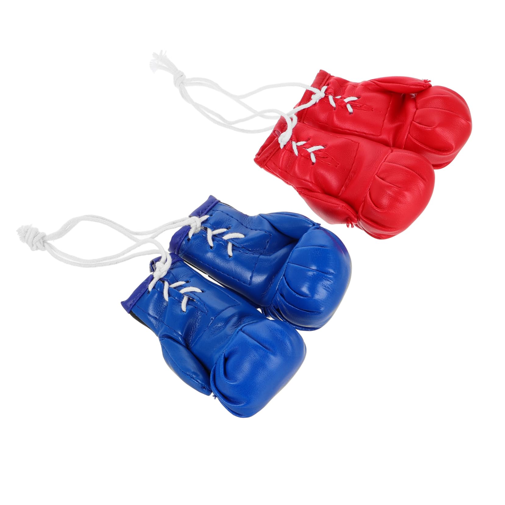 Levemolo Boxing Gloves for Car Rearview Mirror 4pcs Miniature Gloves Boxing Party Favors Home Dec