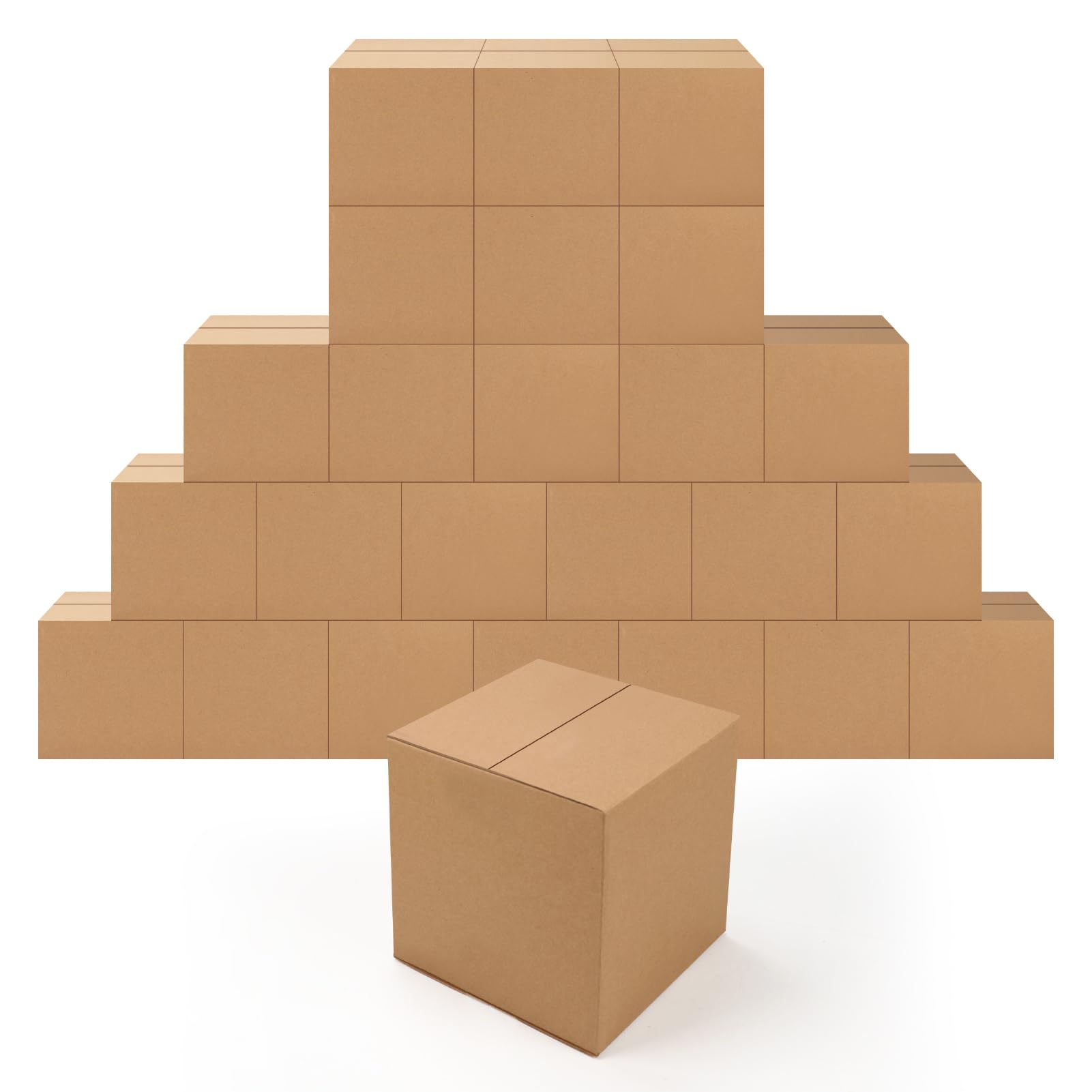 EdenseeLake 7x7x7 inches Shipping Boxes Small Cardboard Boxes for Packing, Moving, Mailing, 25 Pack