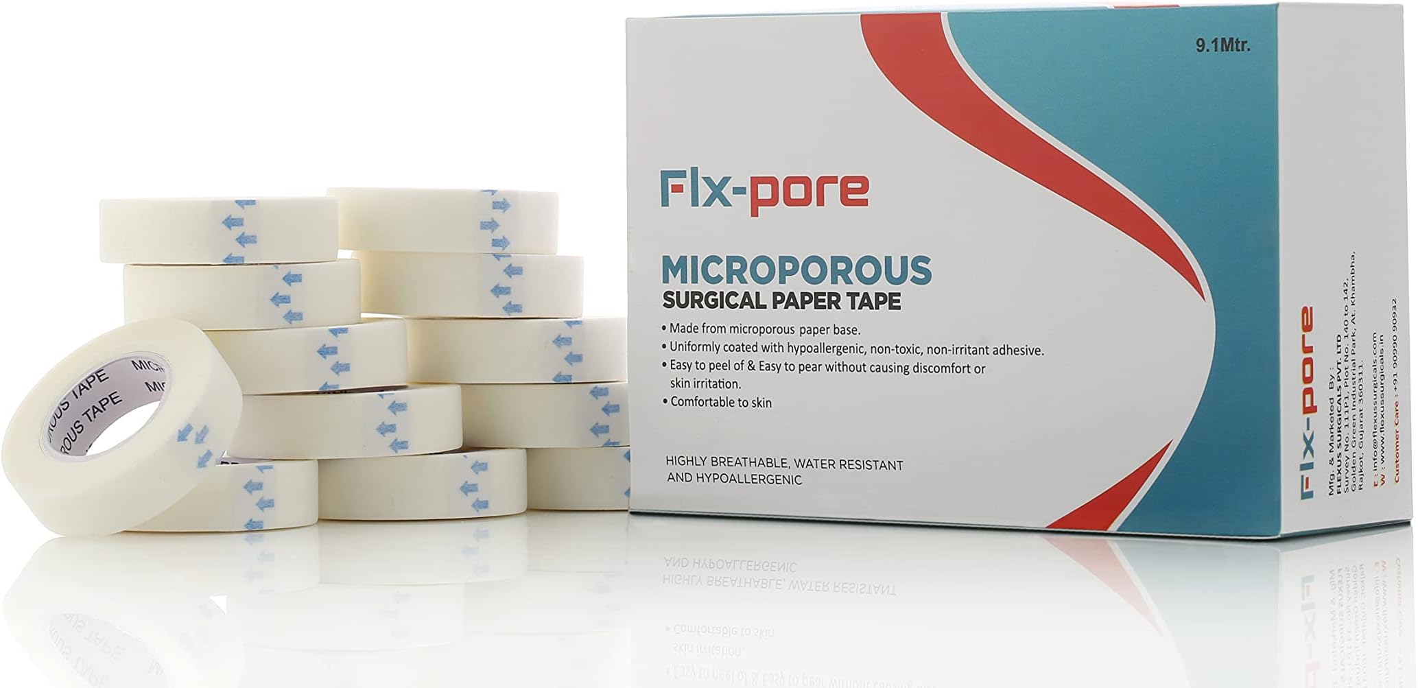 Microporous Paper Tape (12.5mm *9.1 m (24pcs)