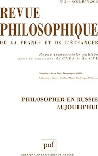 Revue philosophique 2013 t.138 n 2