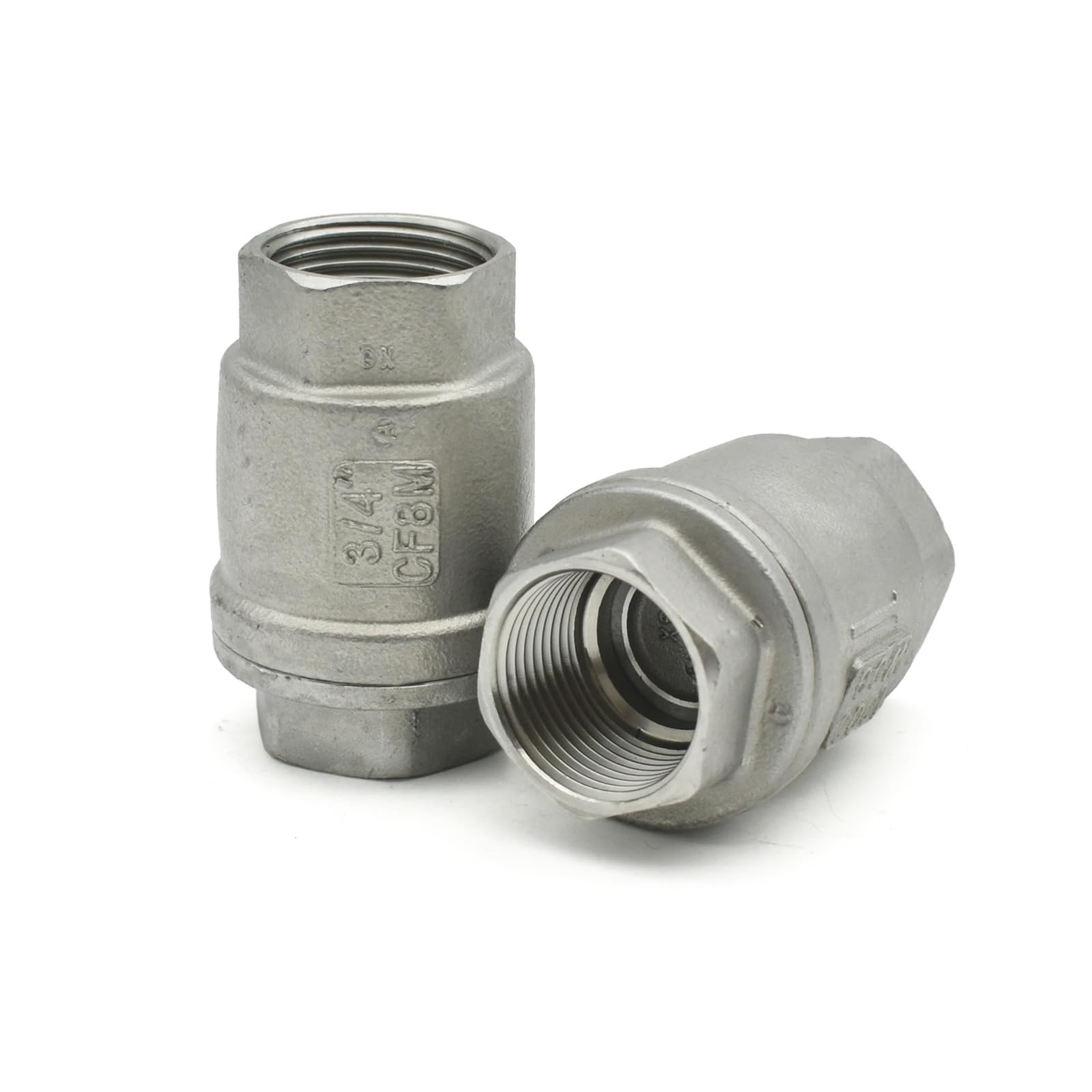Valvola di ritegno verticale con filettatura femmina in acciaio inossidabile 316 BSP - 1/2"/3/4"/1", valvola di non ritorno unidirezionale for sistemi di fluidi industriali(1")