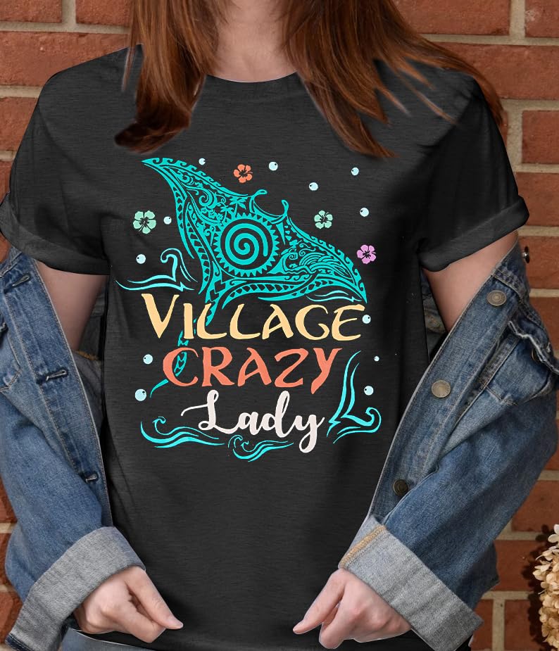 JINTING Magic Princess Tshirt Women Ocean Princess Shirts Village Crazy Shirt Summer Beach Vacation Tee3