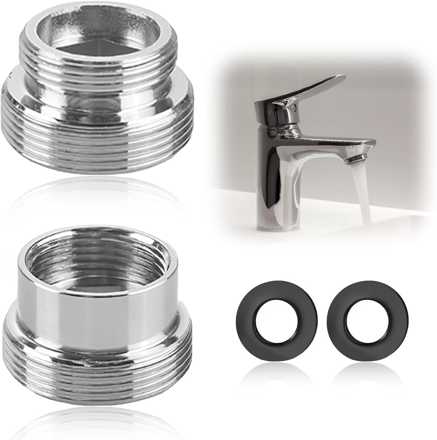 Kit 2 adaptateurs pour testeur | RJ45 vers BNC