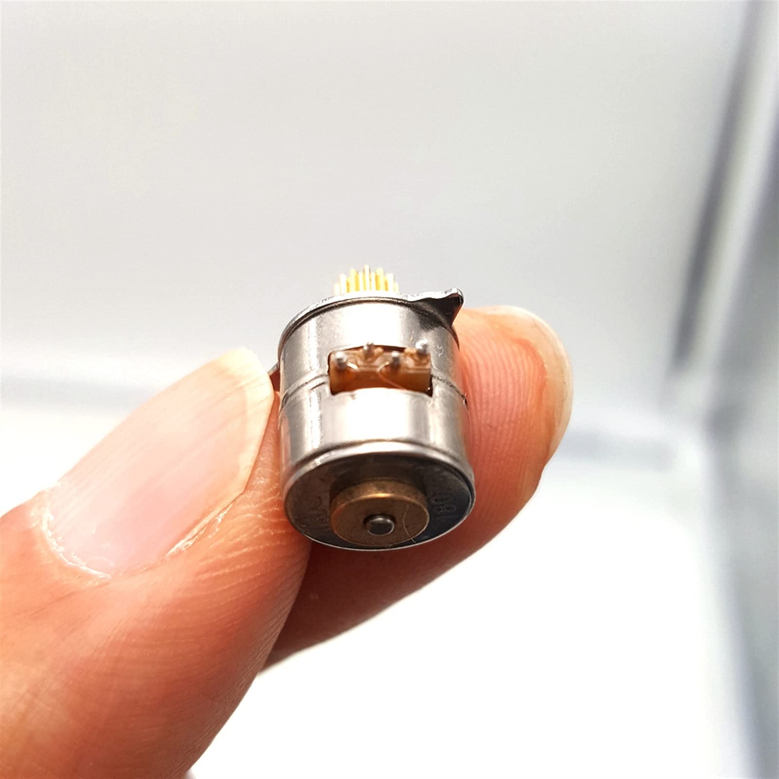 PYouo-DC Motor 1PC Micro Stepper Gear Motor, 10mm Step Motor with 13 Teeth Brass Gear, Two-Phase Four-Wire-image-20