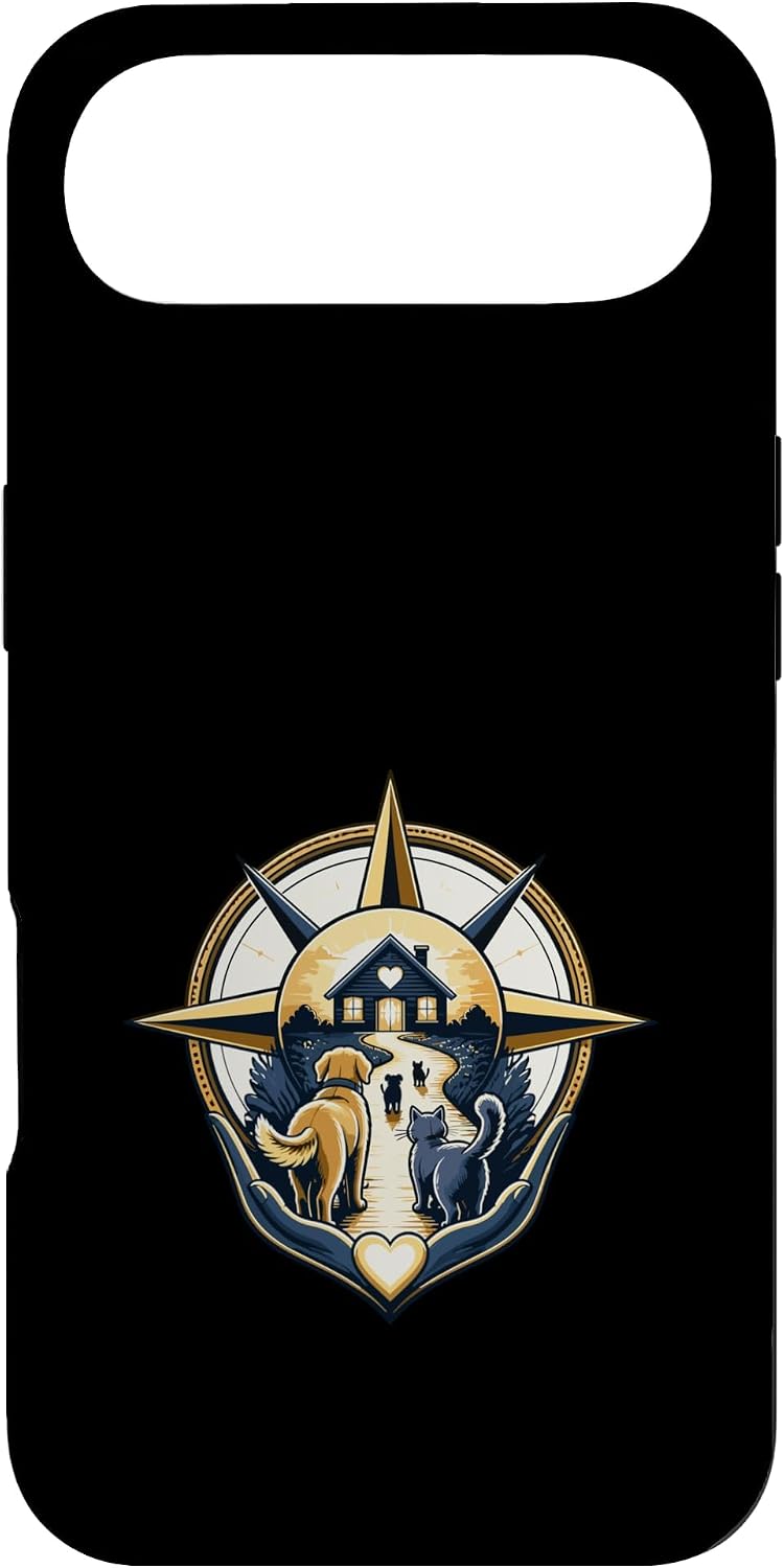 Homeward Bound Dog Cat Pet Compass Adventure Case for iPhone Air