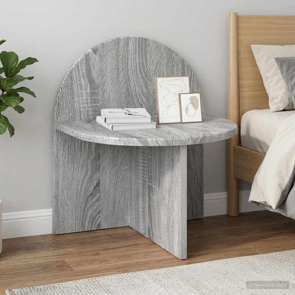 Table de Chevet Gris Sonoma : résolvez le désordre de votre chambre avec style