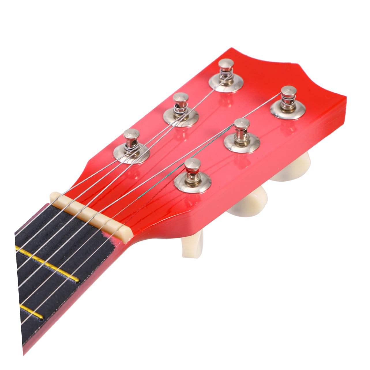 Chitarra Acustica Bambini 21 Pollici in Legno Rosa | Dimensione Portatile, Adatta a Bambini e Ragazzi, Tastiera Sottile e Corde a Bassa Altezza