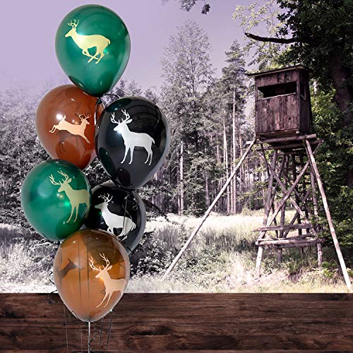Image of Next Camo Buck Balloons-6 Pack-Hunting Birthday Decor-Havercamp