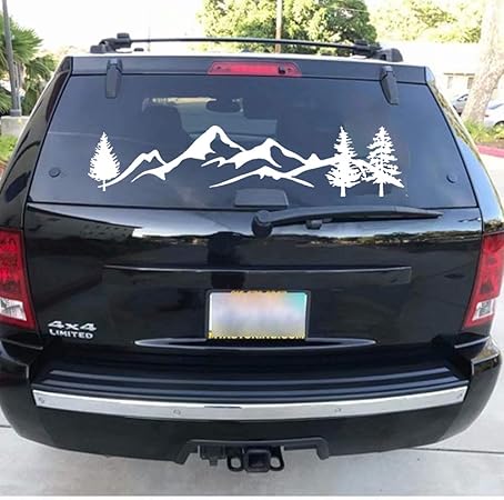 Amazon Giftcity 車用デカールステッカー 2パック マウンテンフォレストグラフィックデカール 車 トラック Suv ジープ用 ユニバーサルスクラッチ隠し車ステッカー 40 Inch X 8 Inch ホワイト Cm04 ステッカー デカール 車 バイク Amazon Giftcity 車用デカールステッカー 2パック マウンテンフォレストグラフィックデカール 車 トラック Suv ジープ用 ユニバーサルスクラッチ隠し車ステッカー 40 Inch X 8 Inch ホワイト Cm04 ステッカー デカール 車 バイク