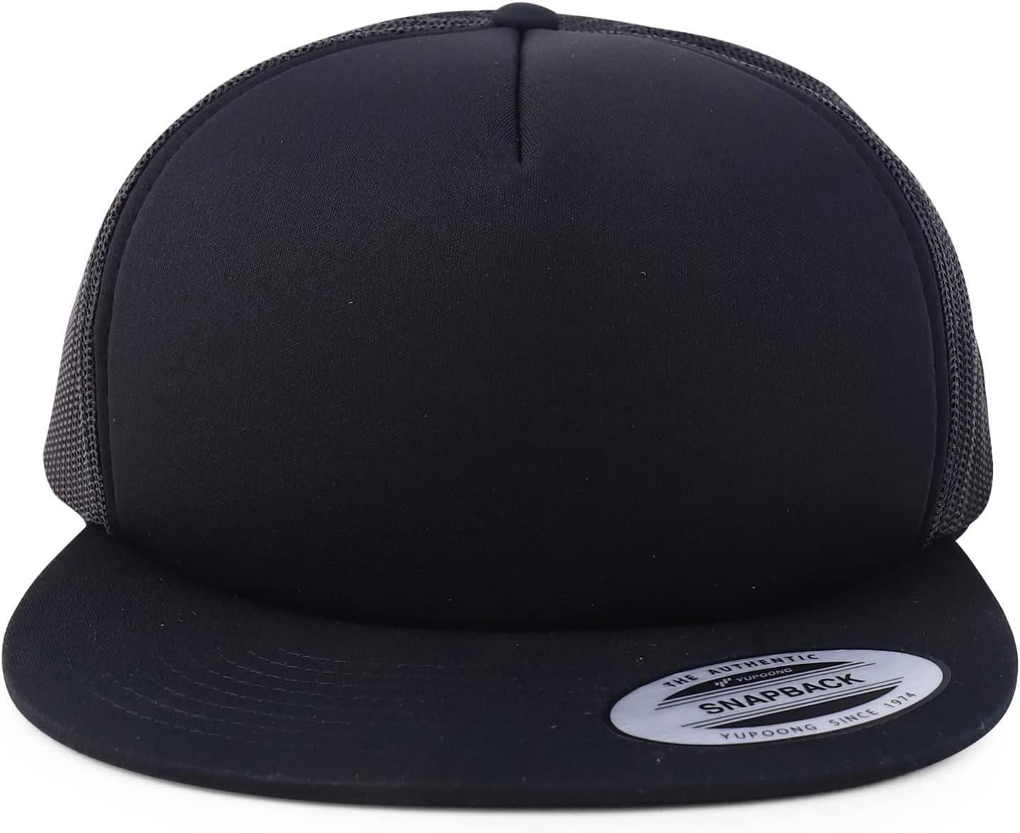 Armycrew XXL Oversize Foam Trucker Mesh Flatbill Snapback Cap