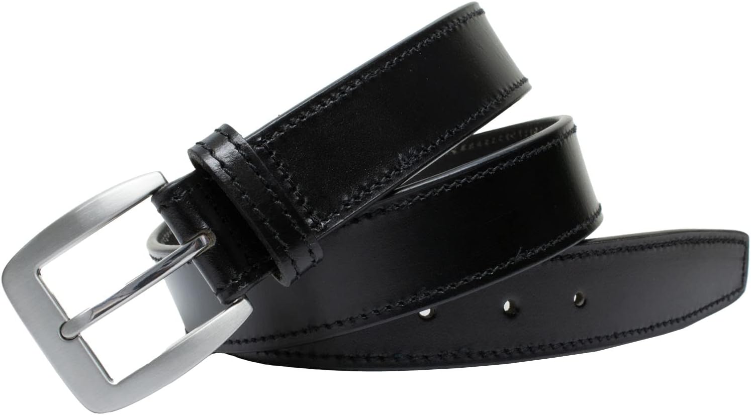 Casual Belt - Genuine Leather, Nickel-Free Buckle, Men's, 32-46 inch - Image 8