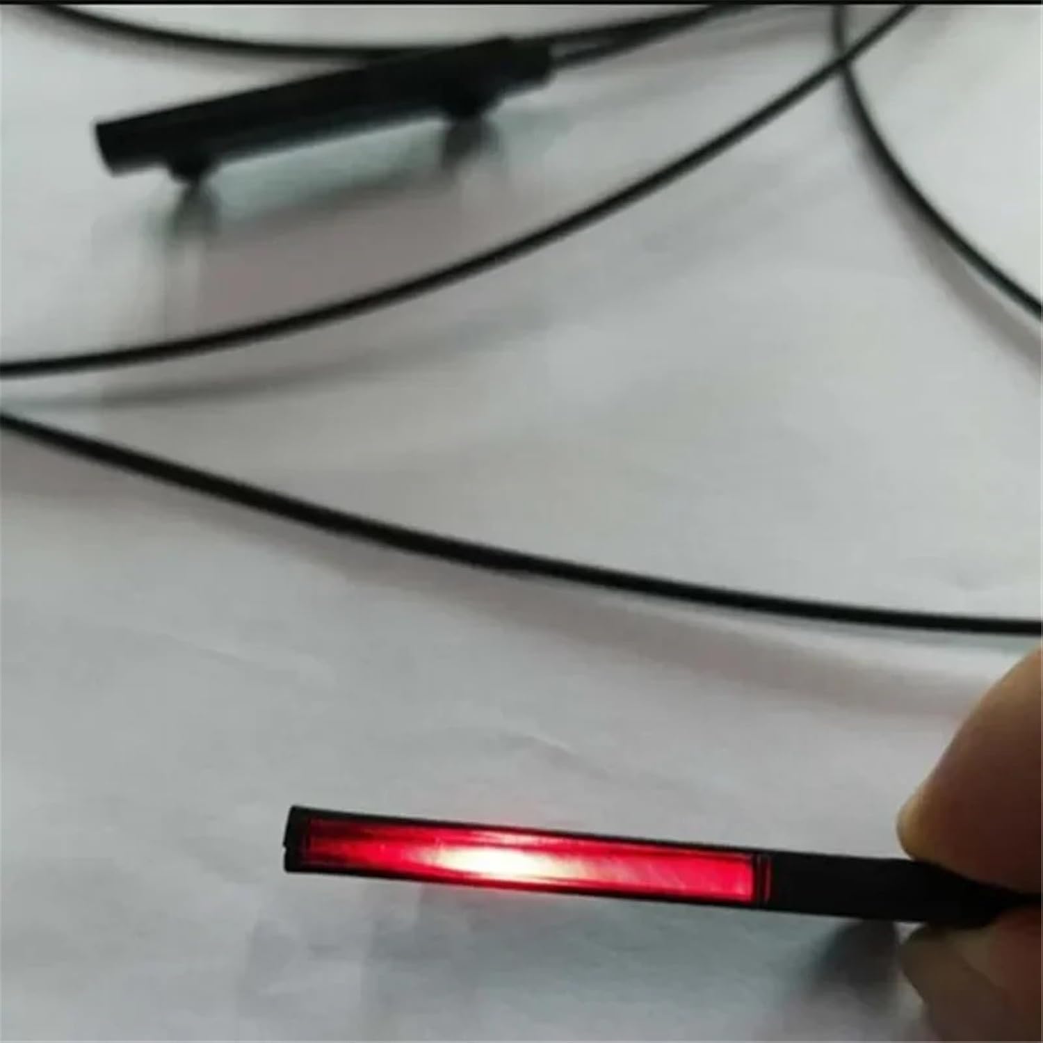 1pc Rectangular Opposed PTYE40 PU-E40 Instead of Fu-e40 Optical Fiber Sensor