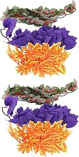 Mipcase 6 Pçs Caixa De Escalada Para Animais De Estimação Rattan Plantas De Répteis Tanque De Répteis Terrários De Vidro Para Plantas Habitats De Répteis Realistas Plantas Simulação