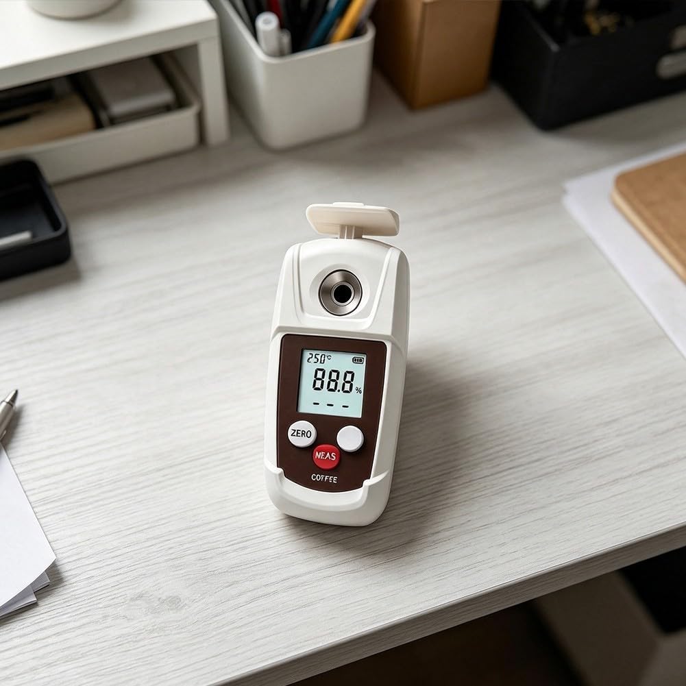 Réfractomètre portable 0-22% pour jus et thé