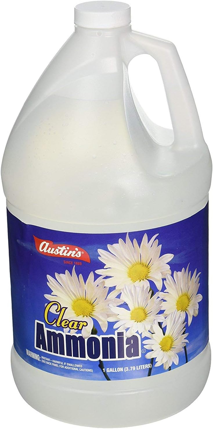 52 Clear Ammonia Colorless Multi-Purpose Cleaner Liquid, 128 oz (2 Pack)
